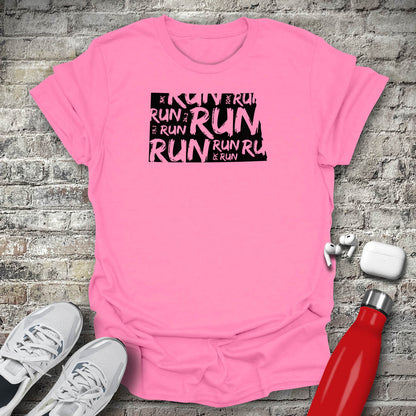 Run - North Dakota T-shirt