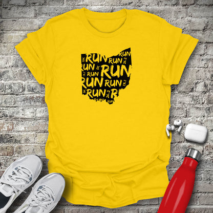Run - Ohio T-shirt