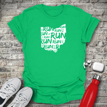 Run - Ohio T-shirt