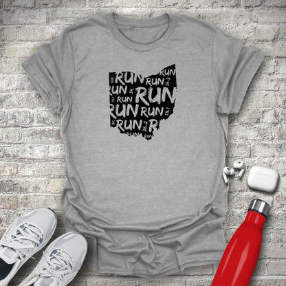 Run - Ohio T-shirt