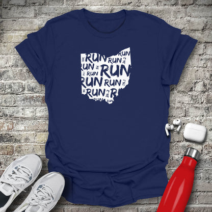 Run - Ohio T-shirt