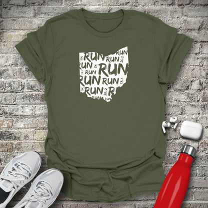 Run - Ohio T-shirt