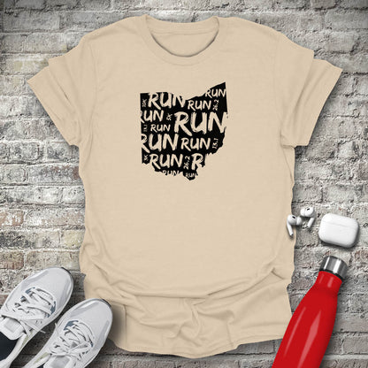 Run - Ohio T-shirt