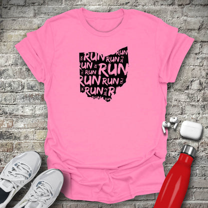 Run - Ohio T-shirt