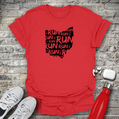 Run - Ohio T-shirt