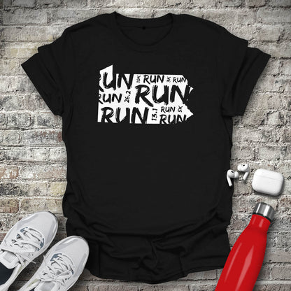 Run - Pennsylvania T-shirt