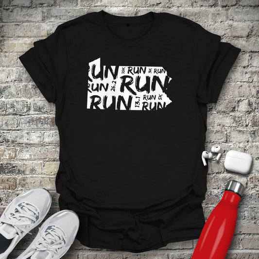 Run - Pennsylvania T-shirt