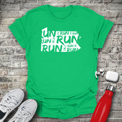 Run - Pennsylvania T-shirt