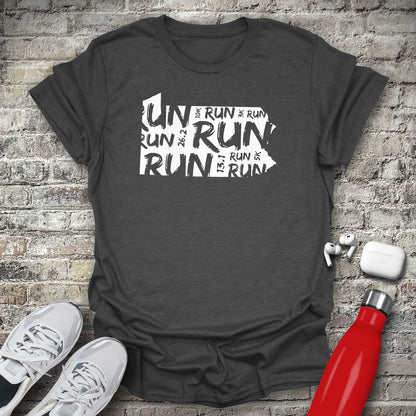 Run - Pennsylvania T-shirt