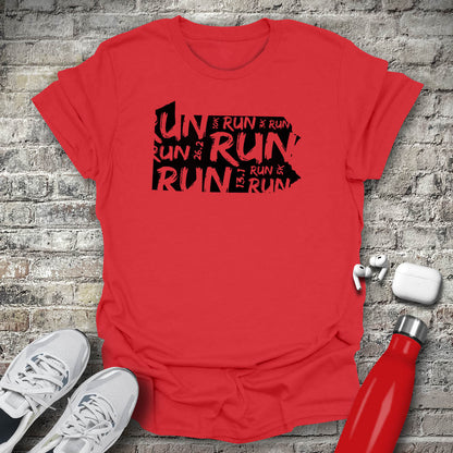 Run - Pennsylvania T-shirt