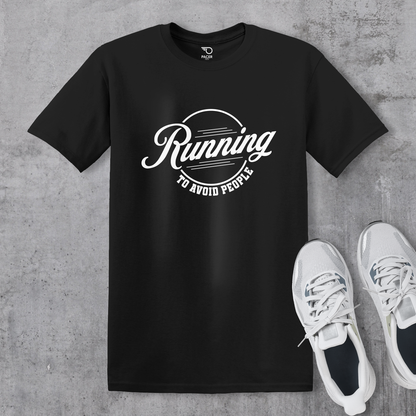 Running to Avoid People T-shirt