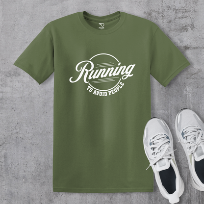 Running to Avoid People T-shirt