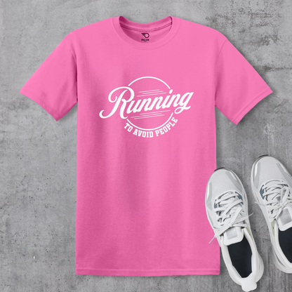 Running to Avoid People T-shirt