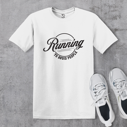 Running to Avoid People T-shirt