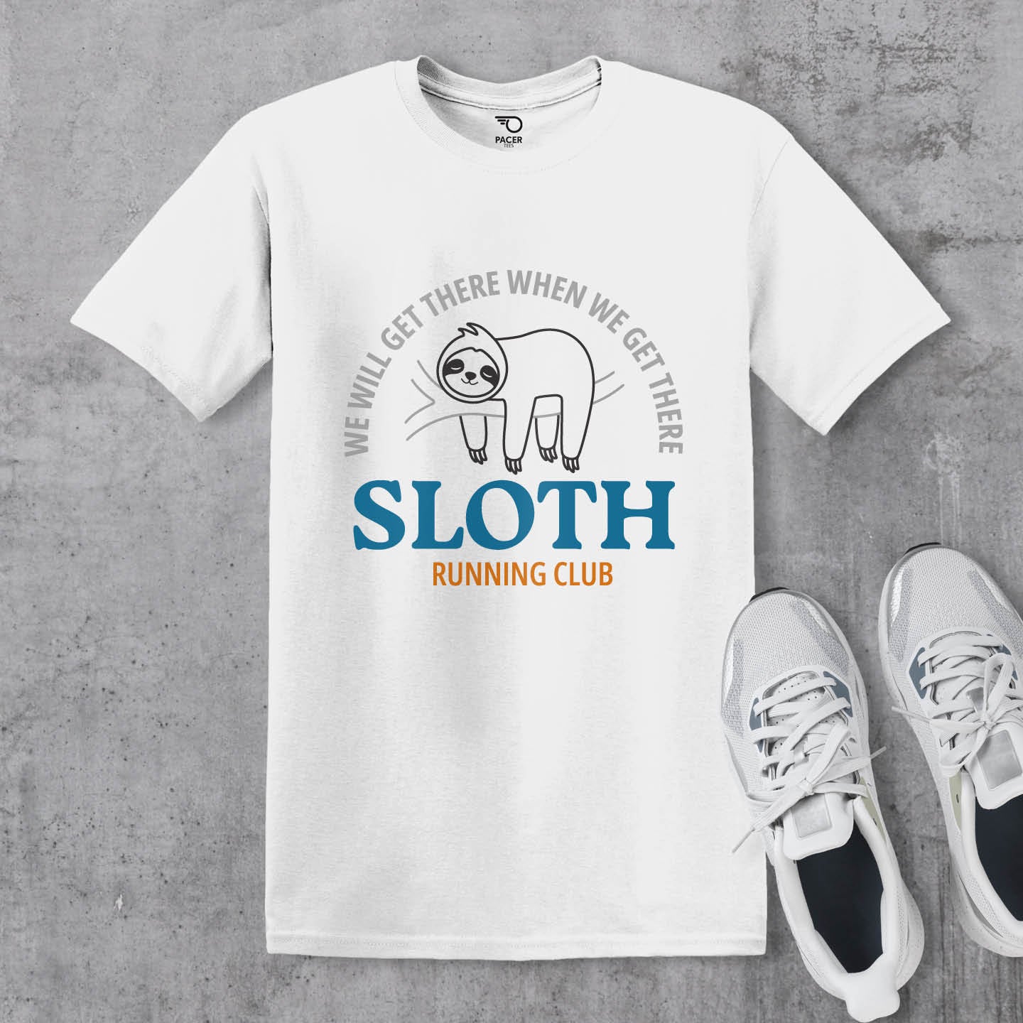 Sloth running club T-shirt