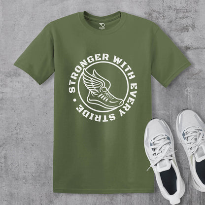 Stronger With Every Stride T-shirt