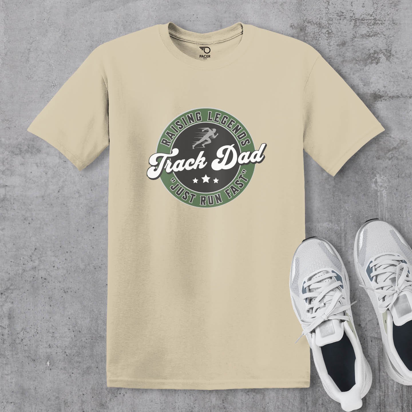 Track Dad Raising Legends T-shirt