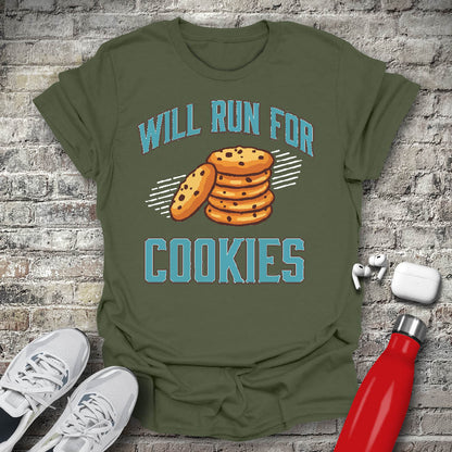 Will Run For Cookies T-shirt