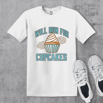 Will Run For Cupcakes T-shirt