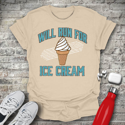 Will Run For Ice Cream T-shirt