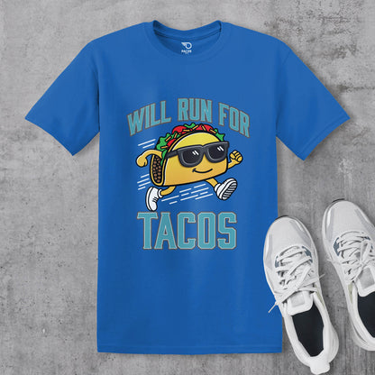 Will Run For Tacos T-shirt